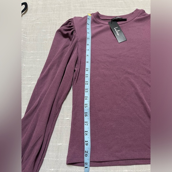 Lulus Ribbed Puff Sleeve Top - Picture 8 of 10
